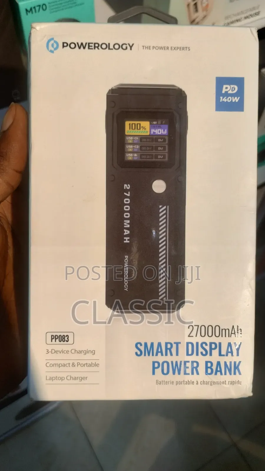 Powerology 27000mah Smart Display Power Bank