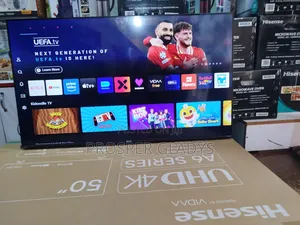 50 Inches Led Hisense Smart Uhd Digital Flat Screen Flameless.