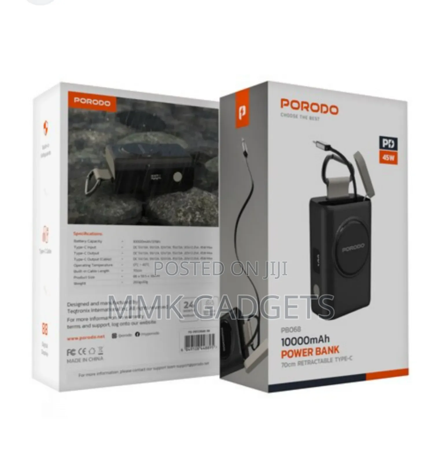 Porodo 10,000mah 45w Pb068