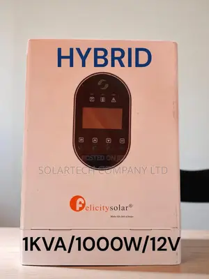 Felicity 1kva Solar Hybrid Inverter, Wifi, 12v, 60a MPPT Built-In