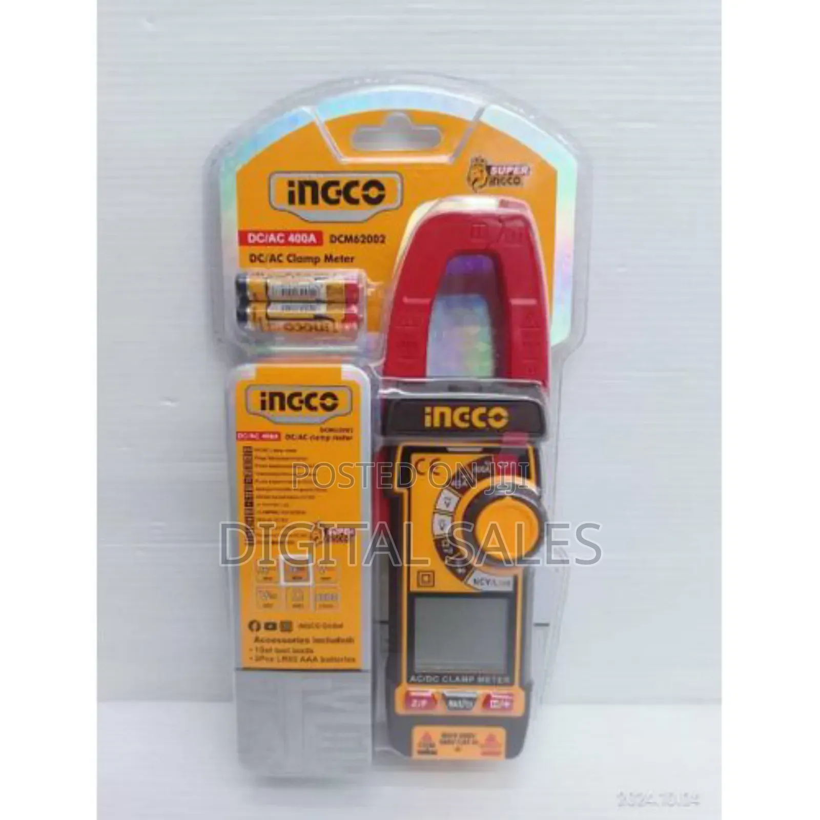 Ingco Dcm100015 Digital Dc/Ac Clamp Meter