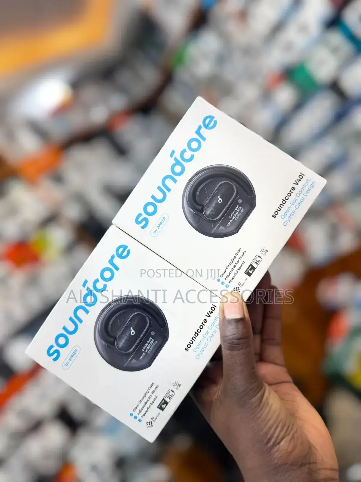 Soundcore V20i Open-Ear Comfort Crystal-Clear Design