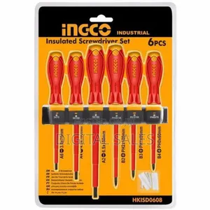 Ingco 6pcs Insulated Screwdriver Set Electrician Screwdriver