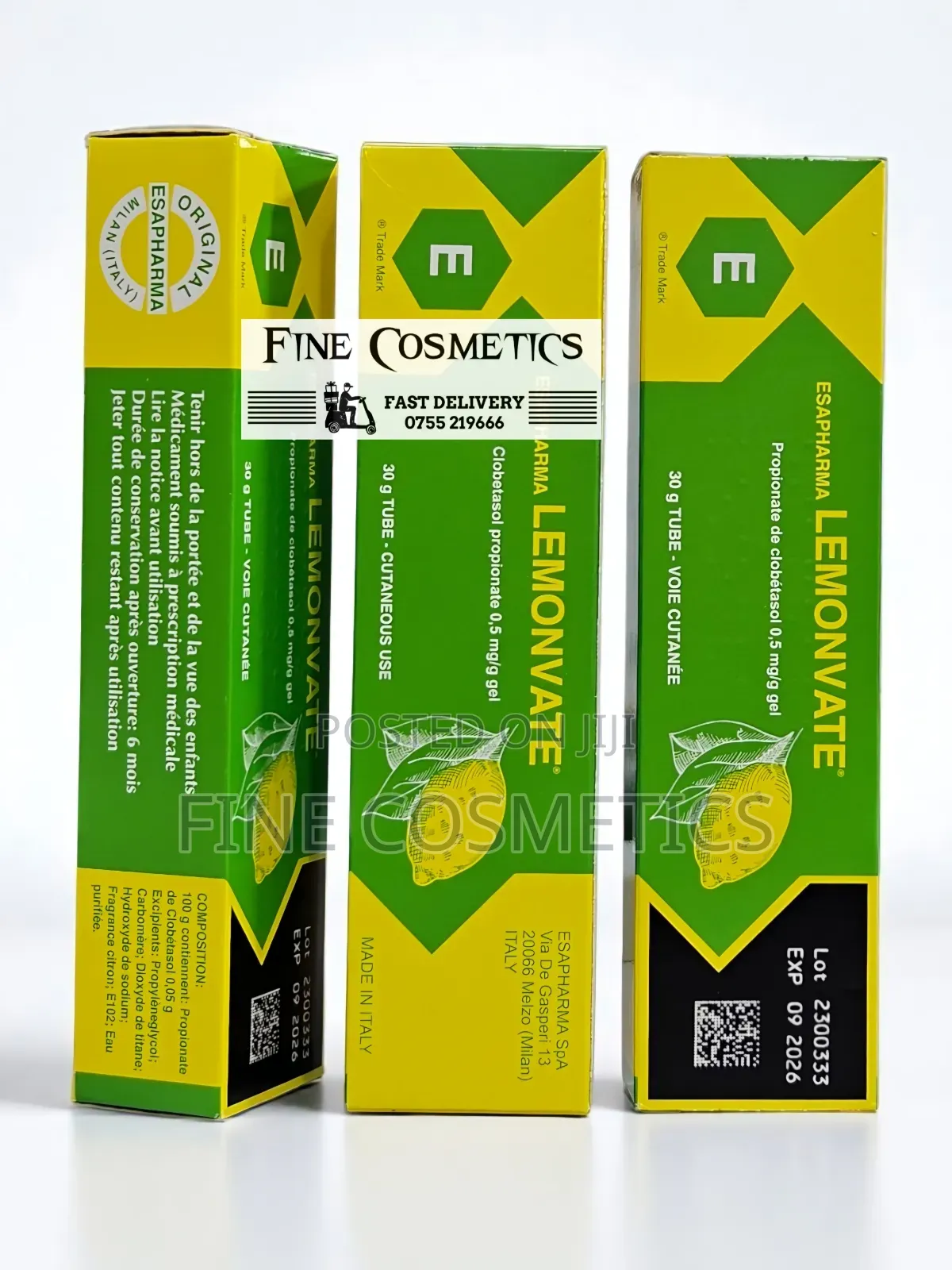 10pieces Original Lemonvate Skin Lightening Dark Spots Cream Tube 30g