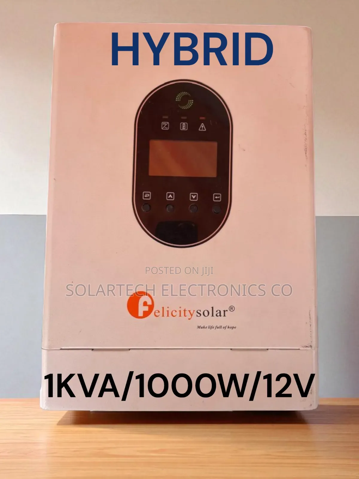 Felicity 1kva Solar Inverter 12v With MPPT Charger 60a Built-In
 HKM