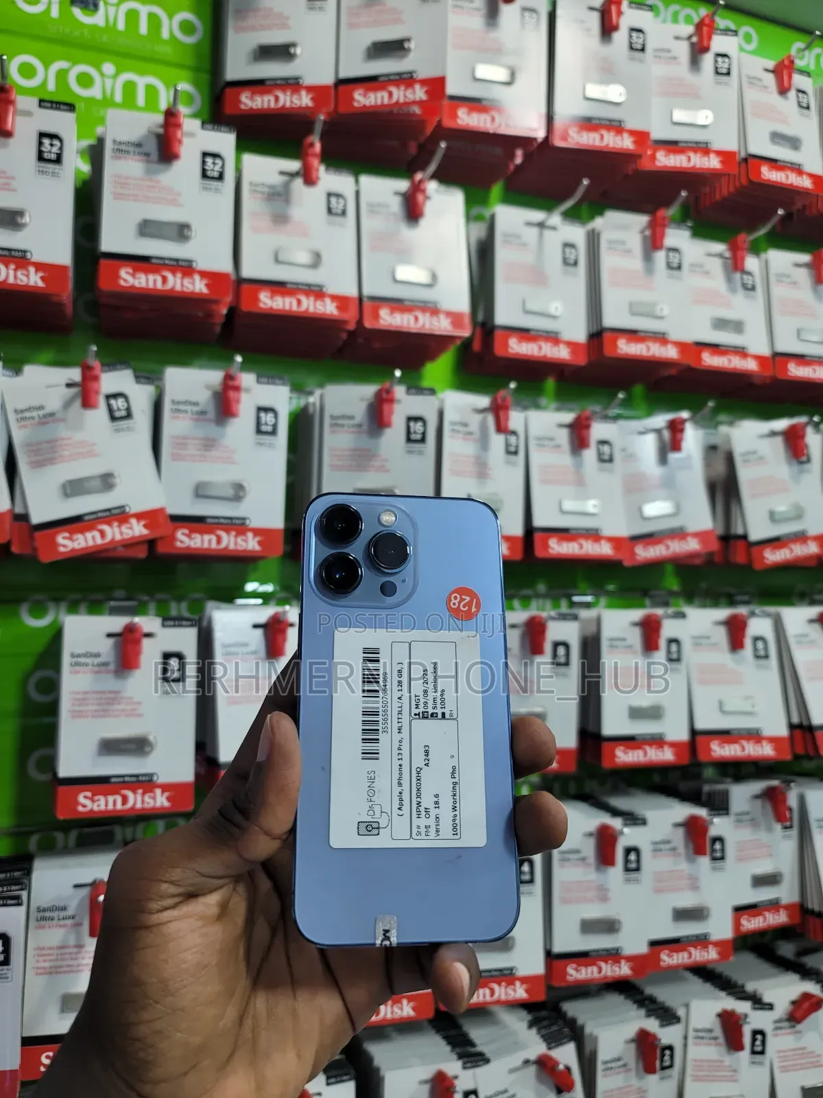 New Apple iPhone 13 Pro 128 GB Blue