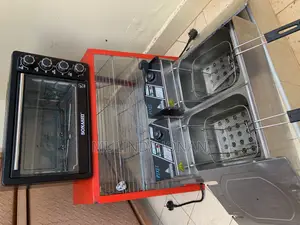 Microwave Oven + Display Warmer + Double Deep Fryer