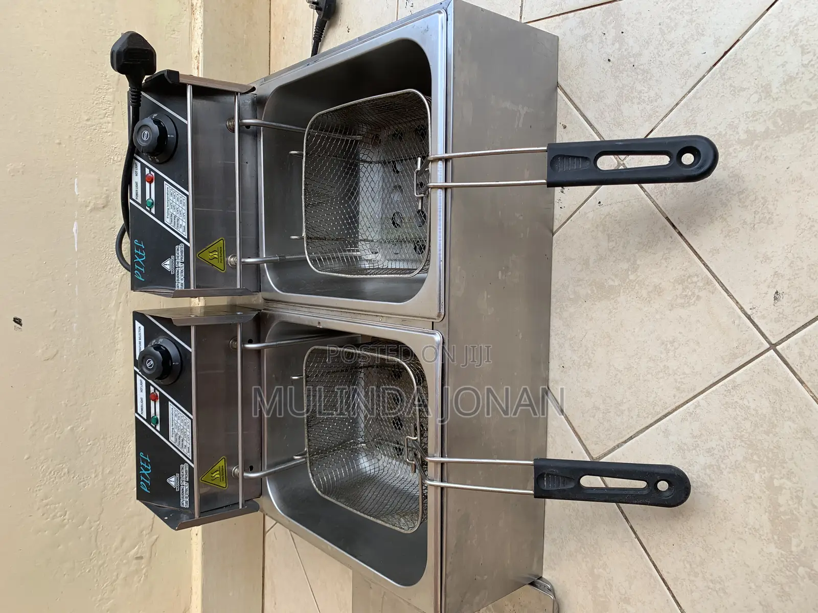 Pixel Double Deep Fryer
