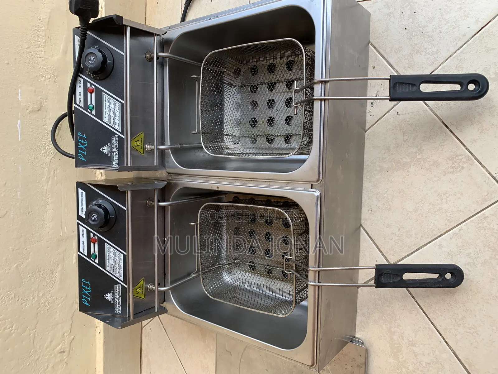 Pixel Double Deep Fryer