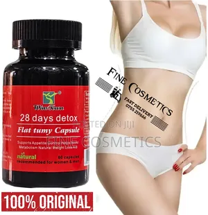 28 Days Flat Tummy | Detox Slimming Weight Loss Fat Burner Capsules