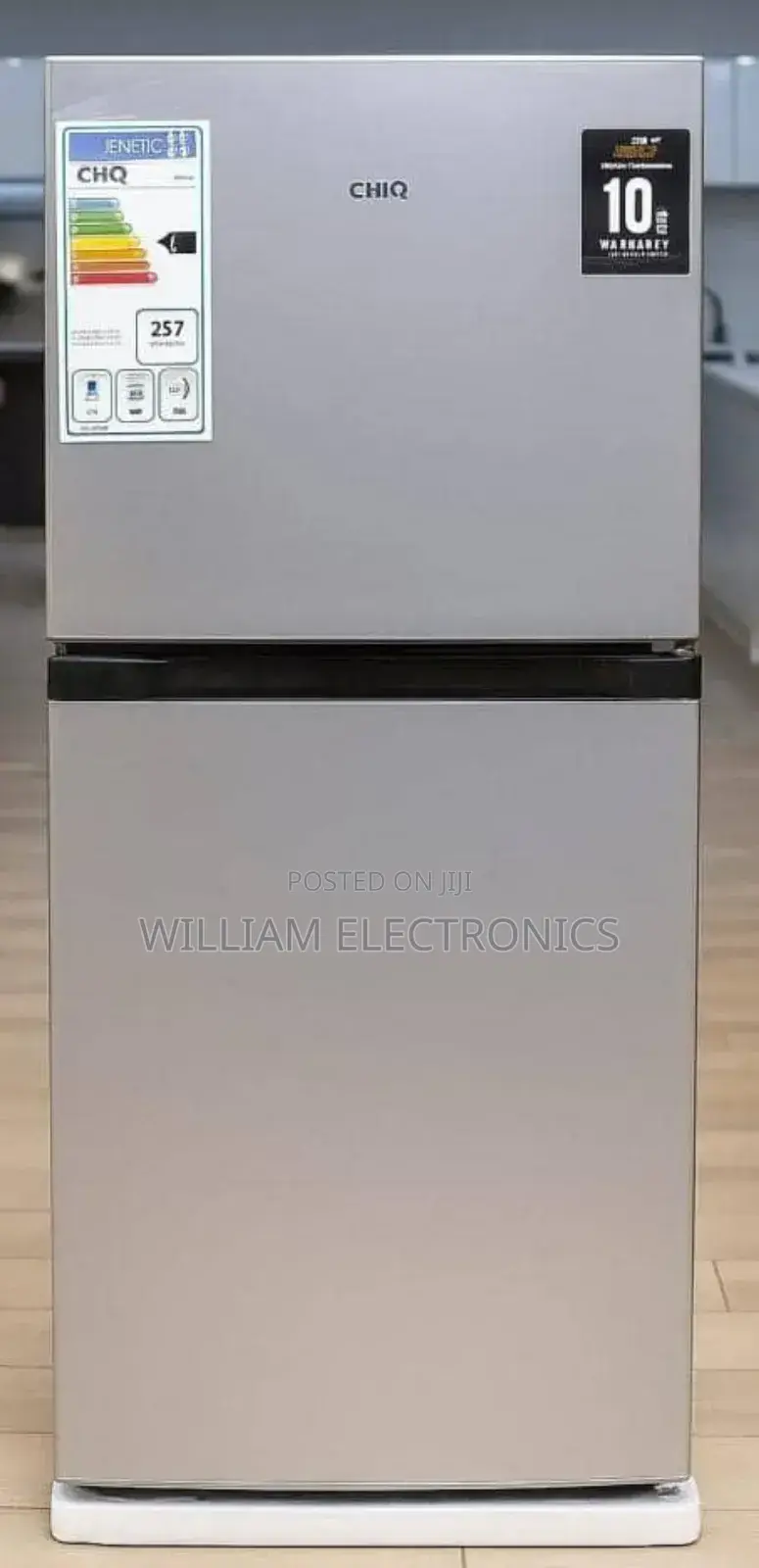 180litres Chiq Double Door Fridge