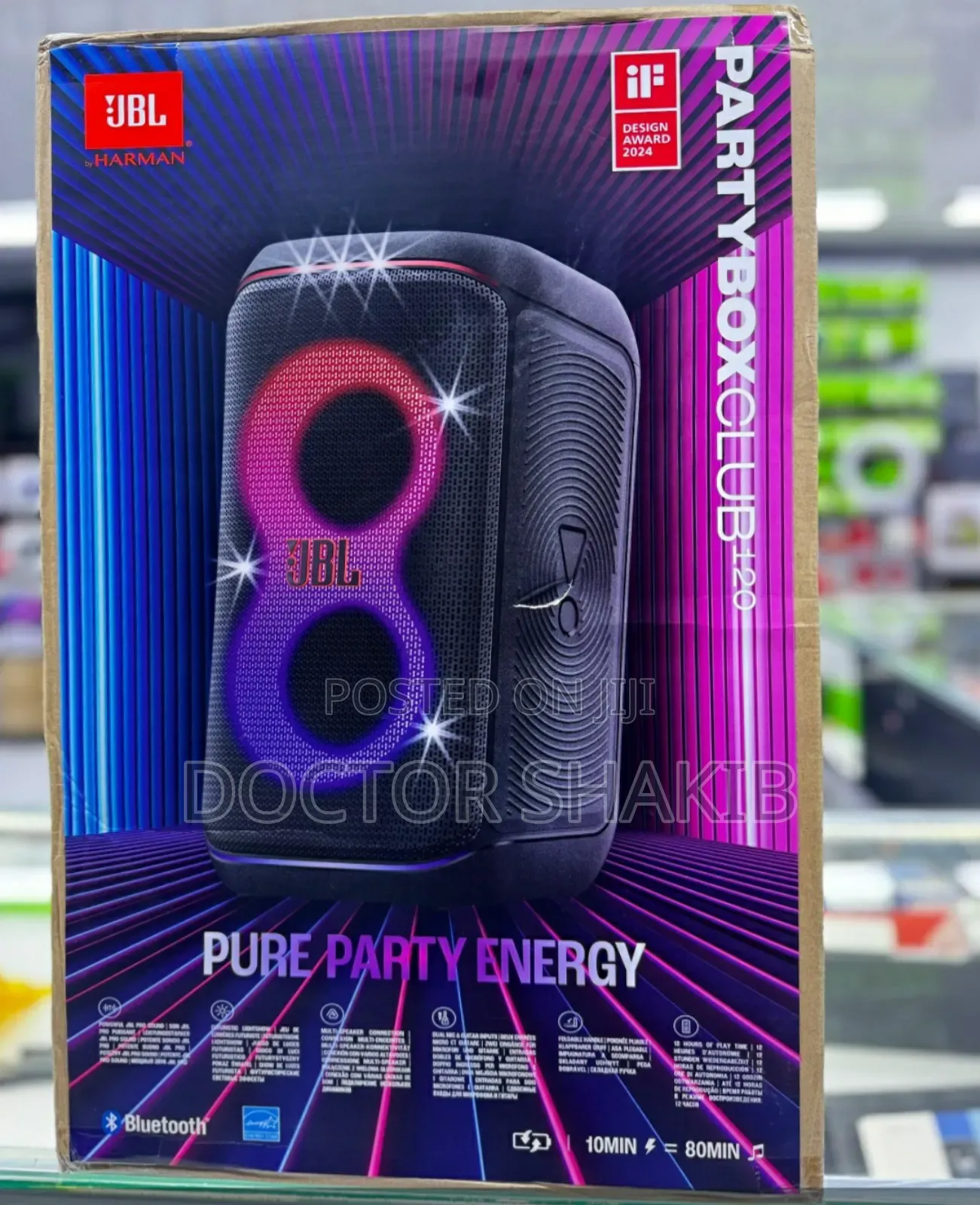 High Quality JBL Partybox Club 120 Bluetooth Speaker