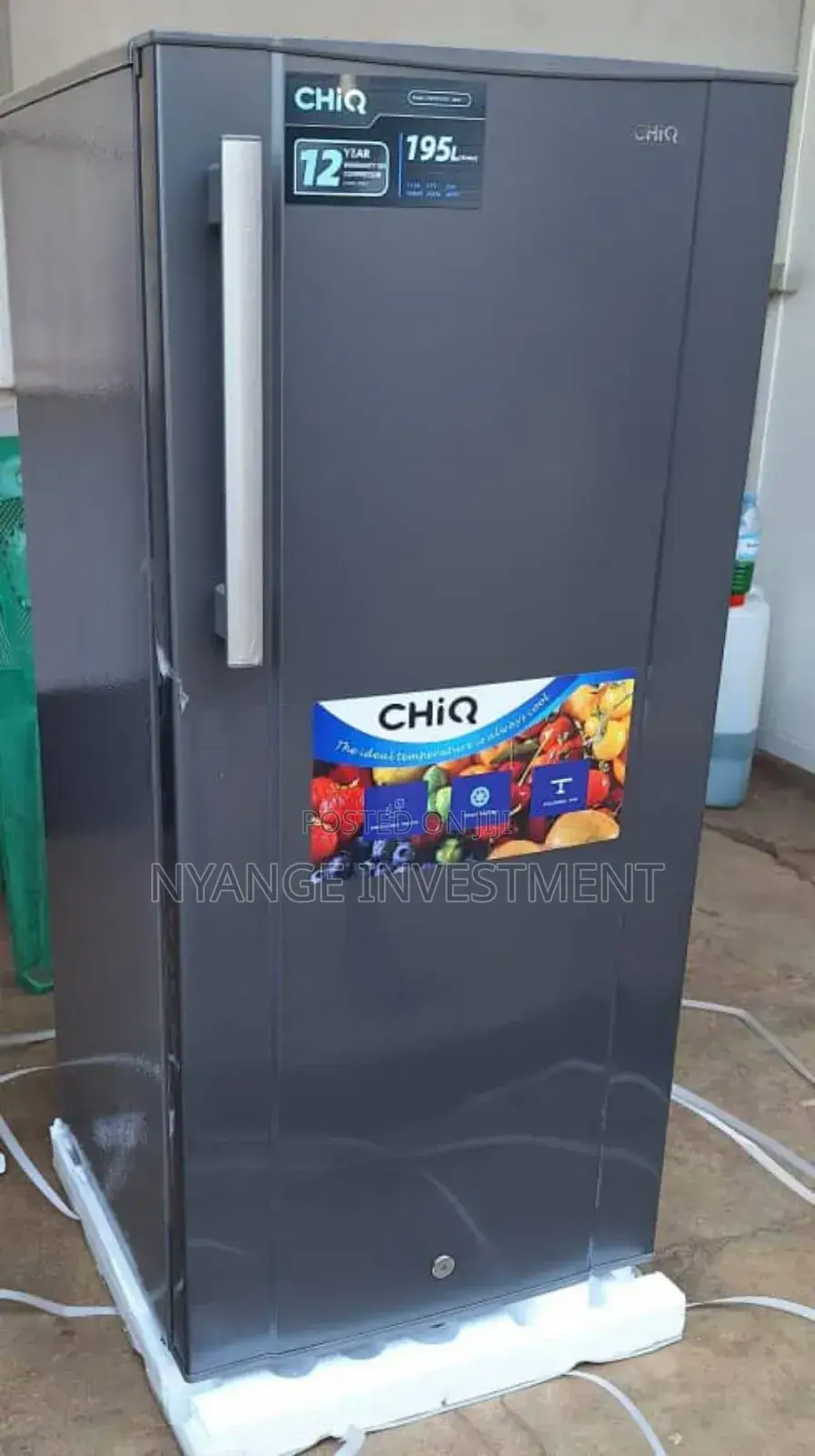 195 Litres Chiq Single Door Refrigerator.