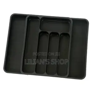 Space Saving Adjustable Kitchen Silverware Drawer Organiser