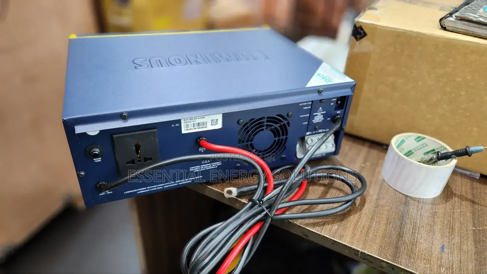 850va/12v Pure Sine Wave Luminous Solar Inverter