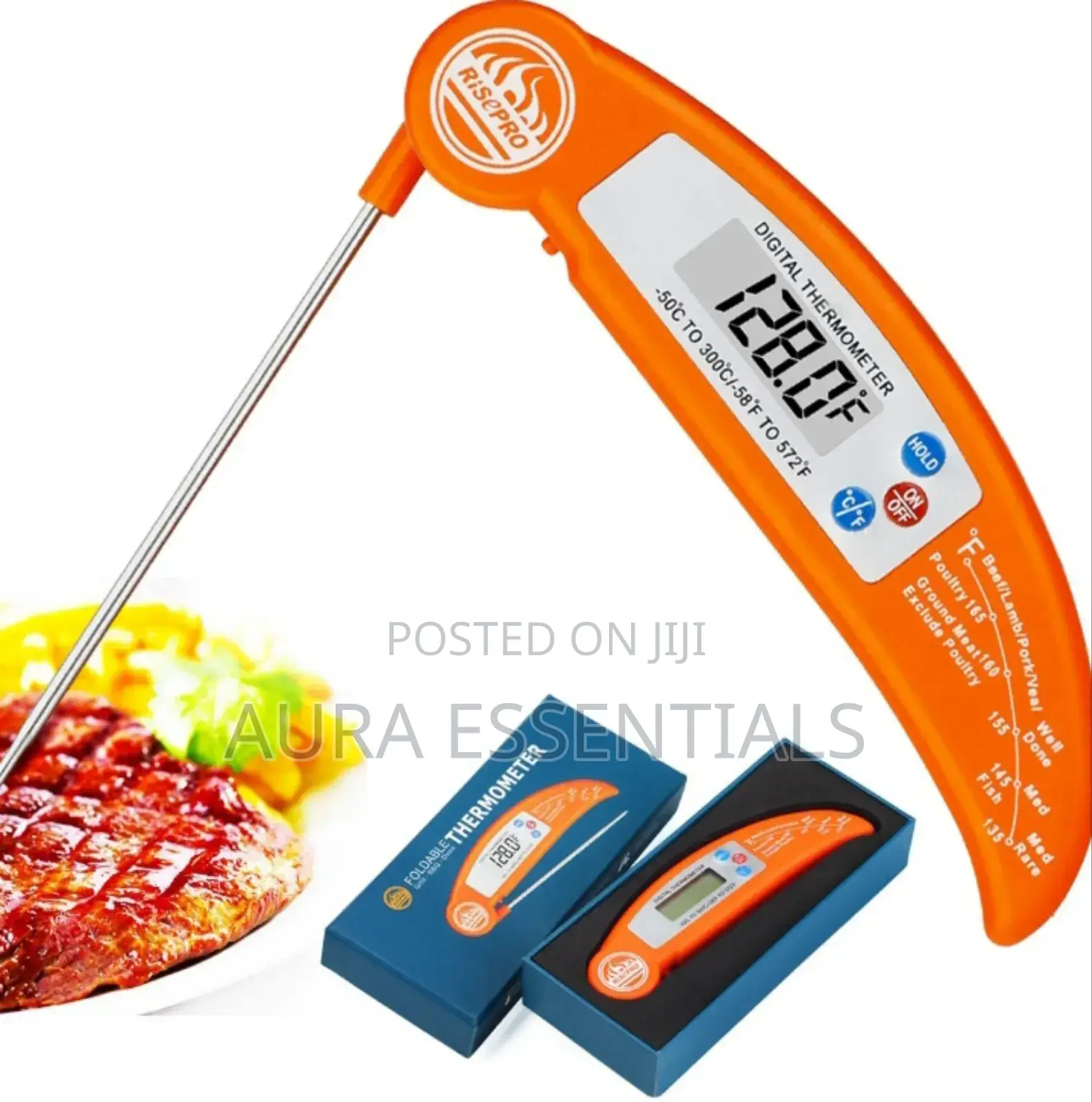 Instant Digital BBQ Grill Thermometer