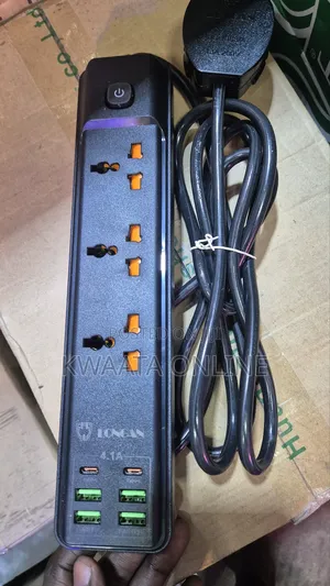 4 Usb Port Type C Extension 3 Way Multisocket Power Converter 2500w