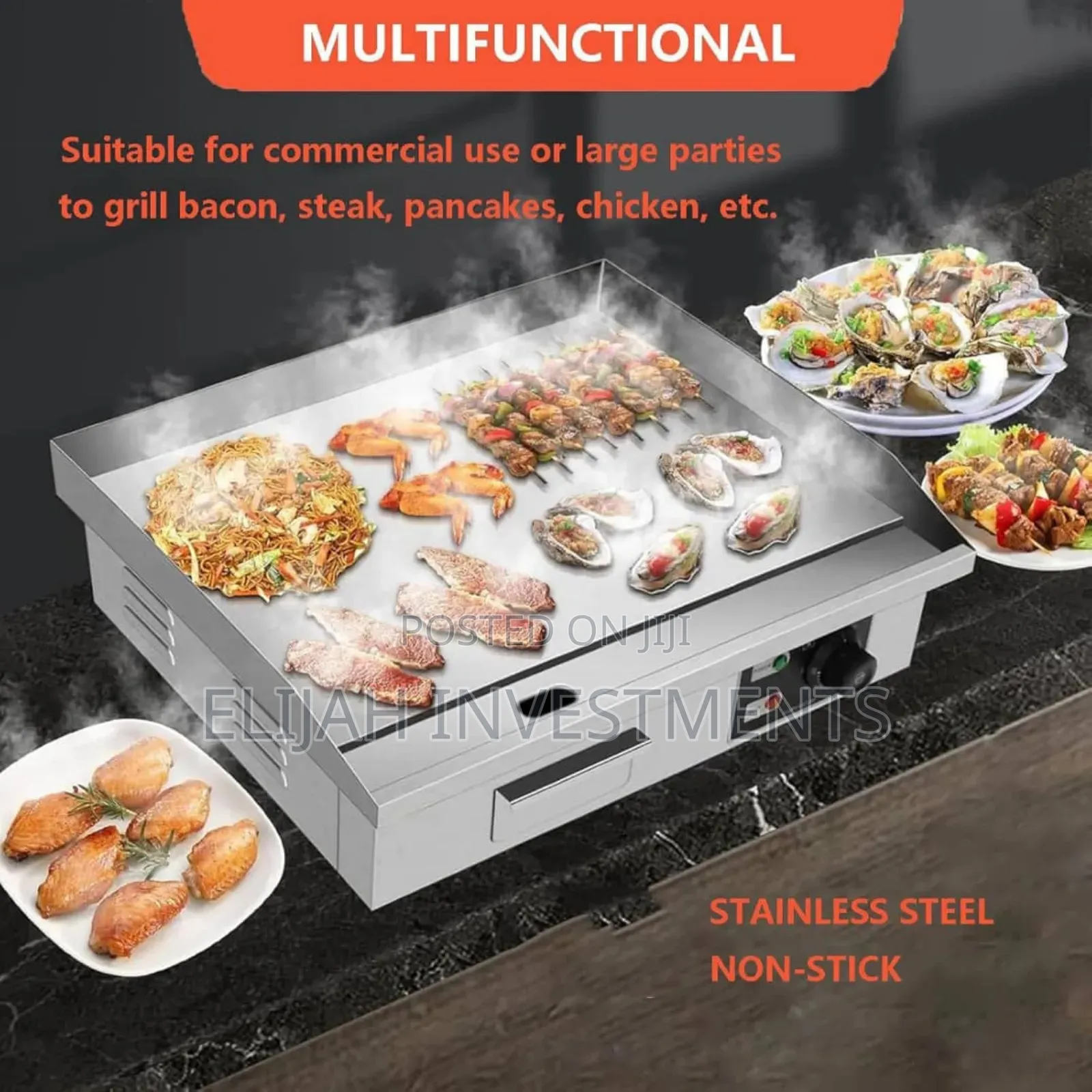 Commercial Electric Griddle( Electric Commercial Frying Pan )