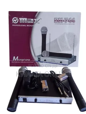 Max Dh-744 VHF Professional Wireless Microphone