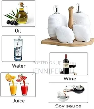 Ceramic Bamboo White Kitchen Seal Seasoning Jar Set