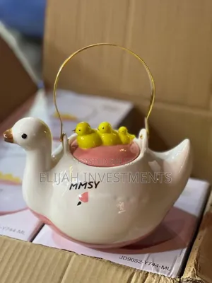 1000ml Ceramic Duck Teapot