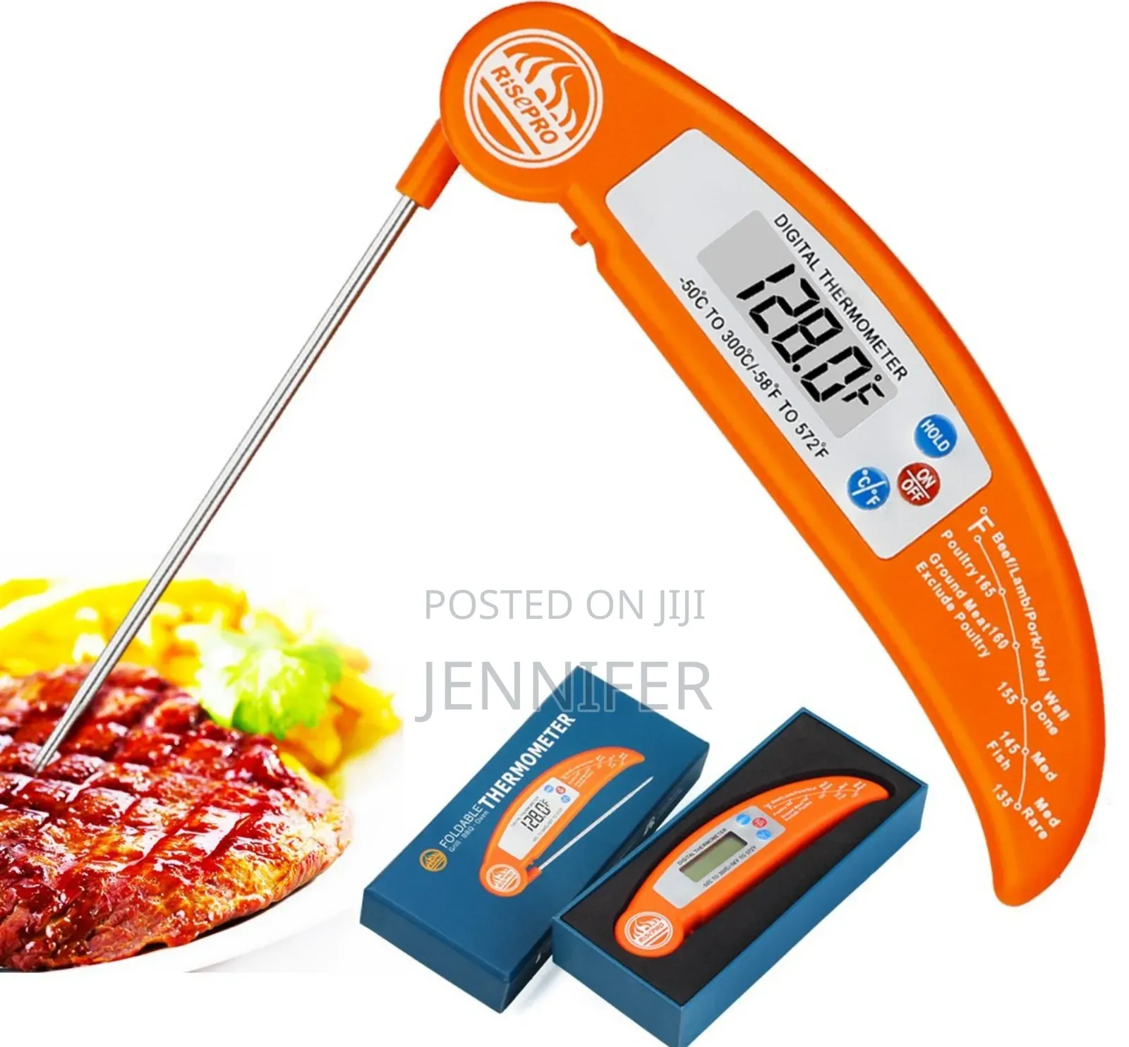 Instant Digital BBQ Grill Thermometer