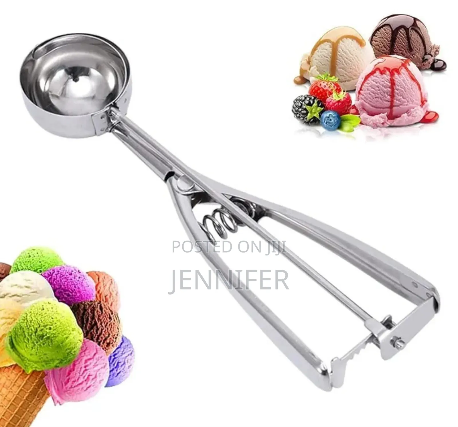 Stainless Steel Ice Cream Dispenser Spoon