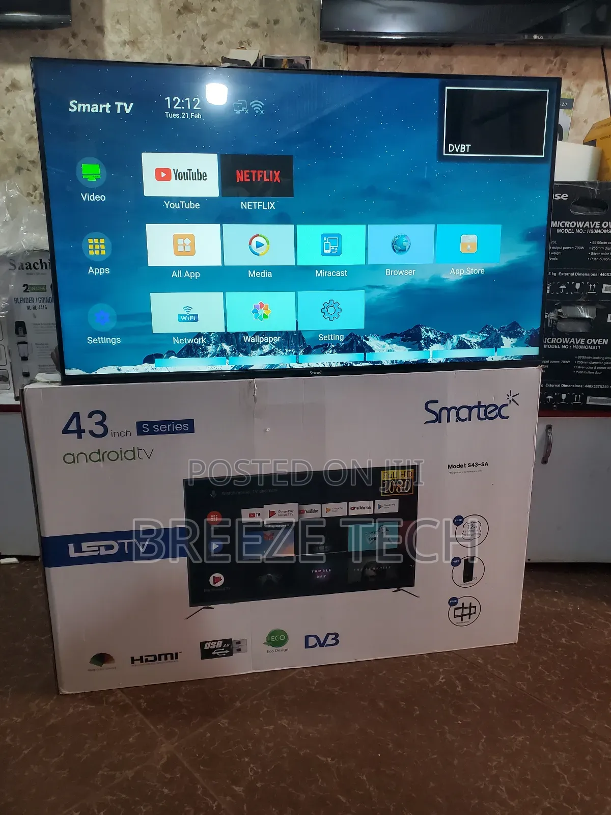 Smartec Tv 43" Smart Flat Screen