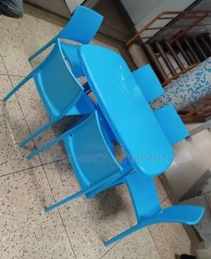 Rectangula Table With Office Chairs