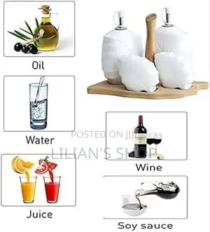 Ceramic Bamboo White Kitchen Seal Seasoning Jar Set