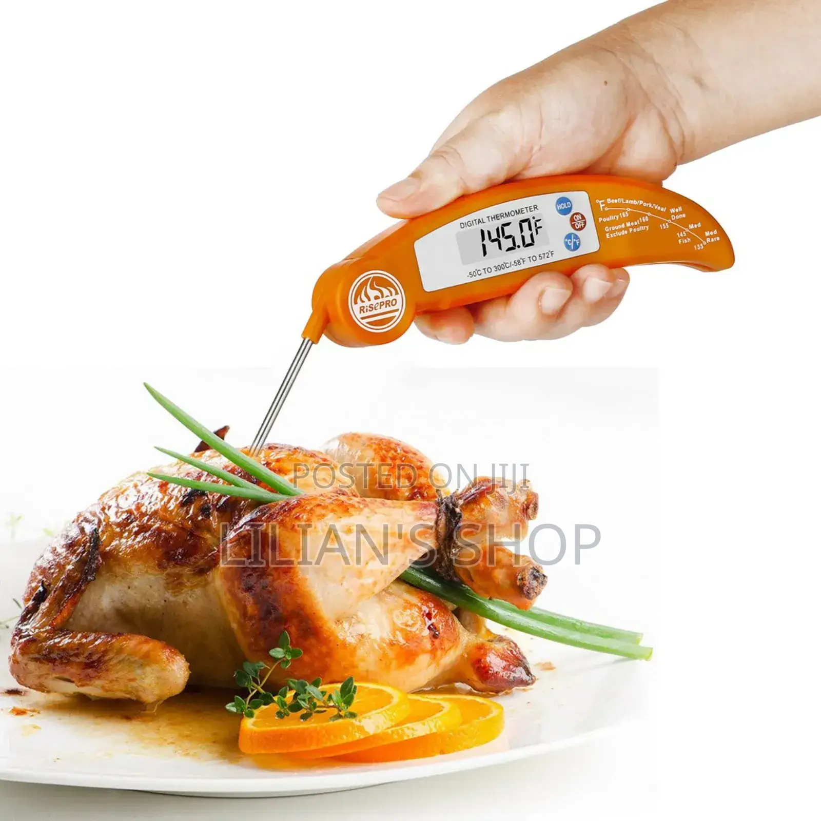 Instant Digital BBQ Grill Thermometer
