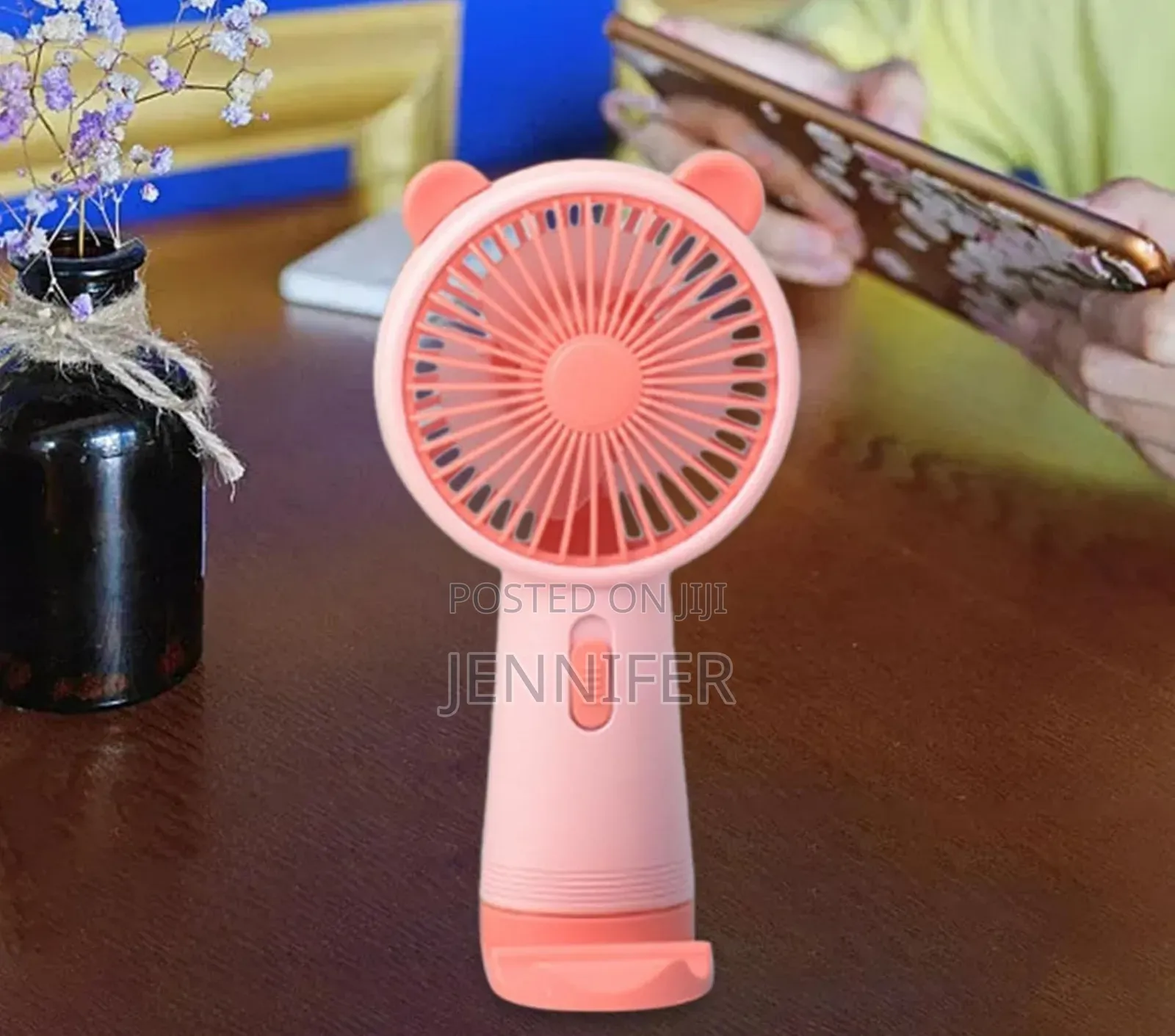 Compact Mini Fan - Rechargeable Portable Cooling Device