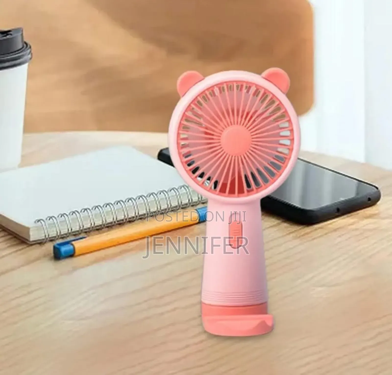Compact Mini Fan - Rechargeable Portable Cooling Device