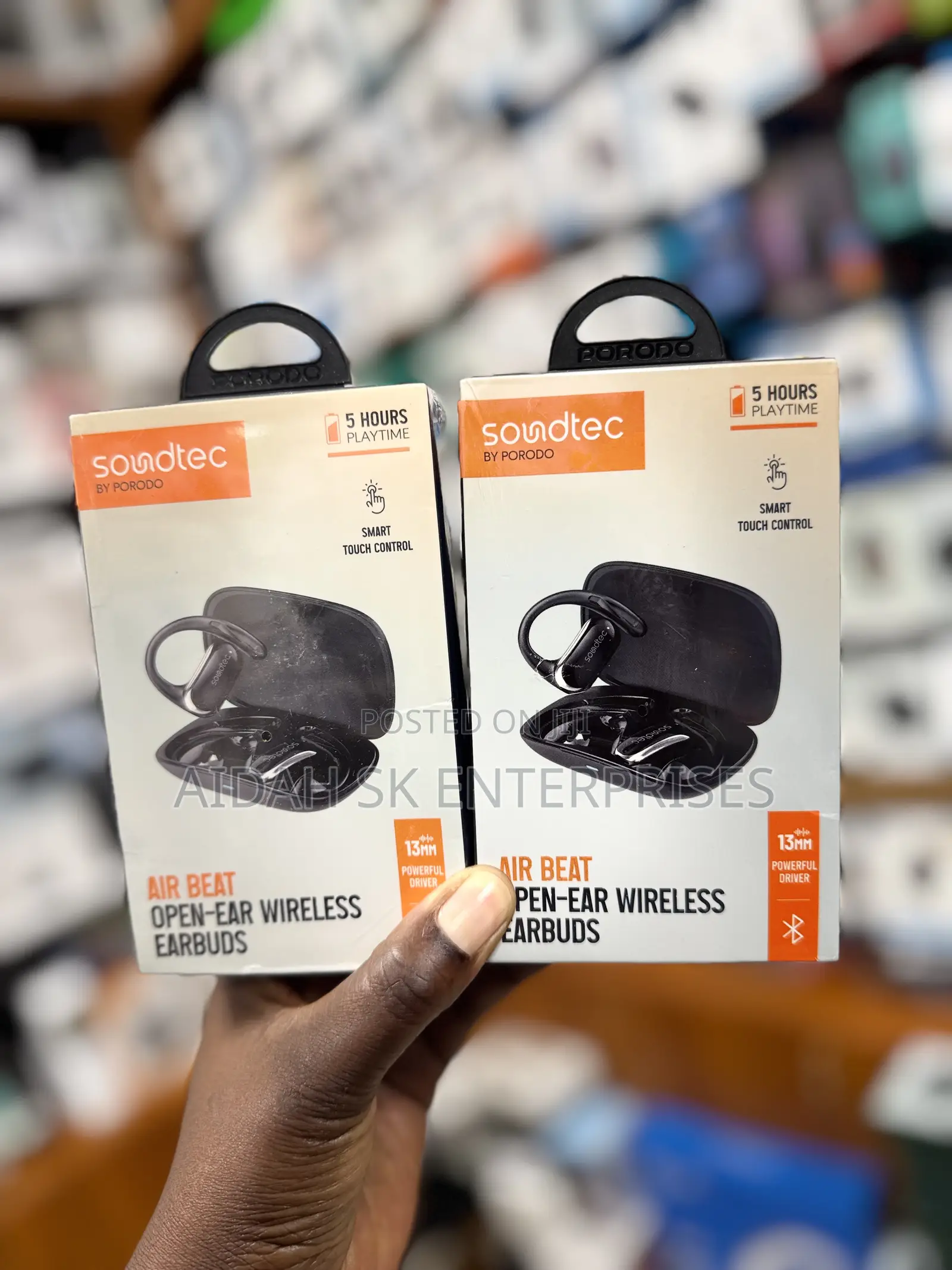 Porodo Soundtec Air Beat Open-Ear Wireless Earbuds