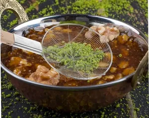 Stainless Steel Mesh Strainer With Wooden Handle