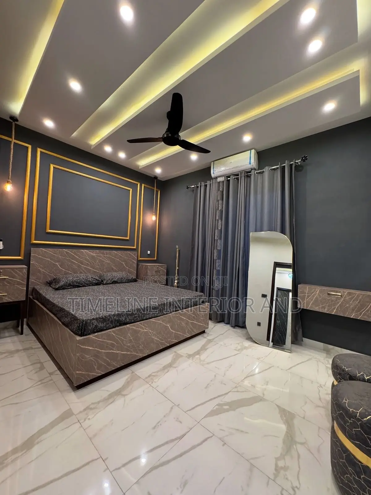 Gypsum Ceilings, Wall Molding and Painting