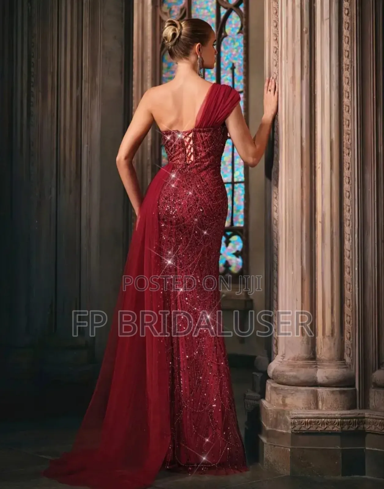 Metroon Back Sleeve Party Dress for Hire X2