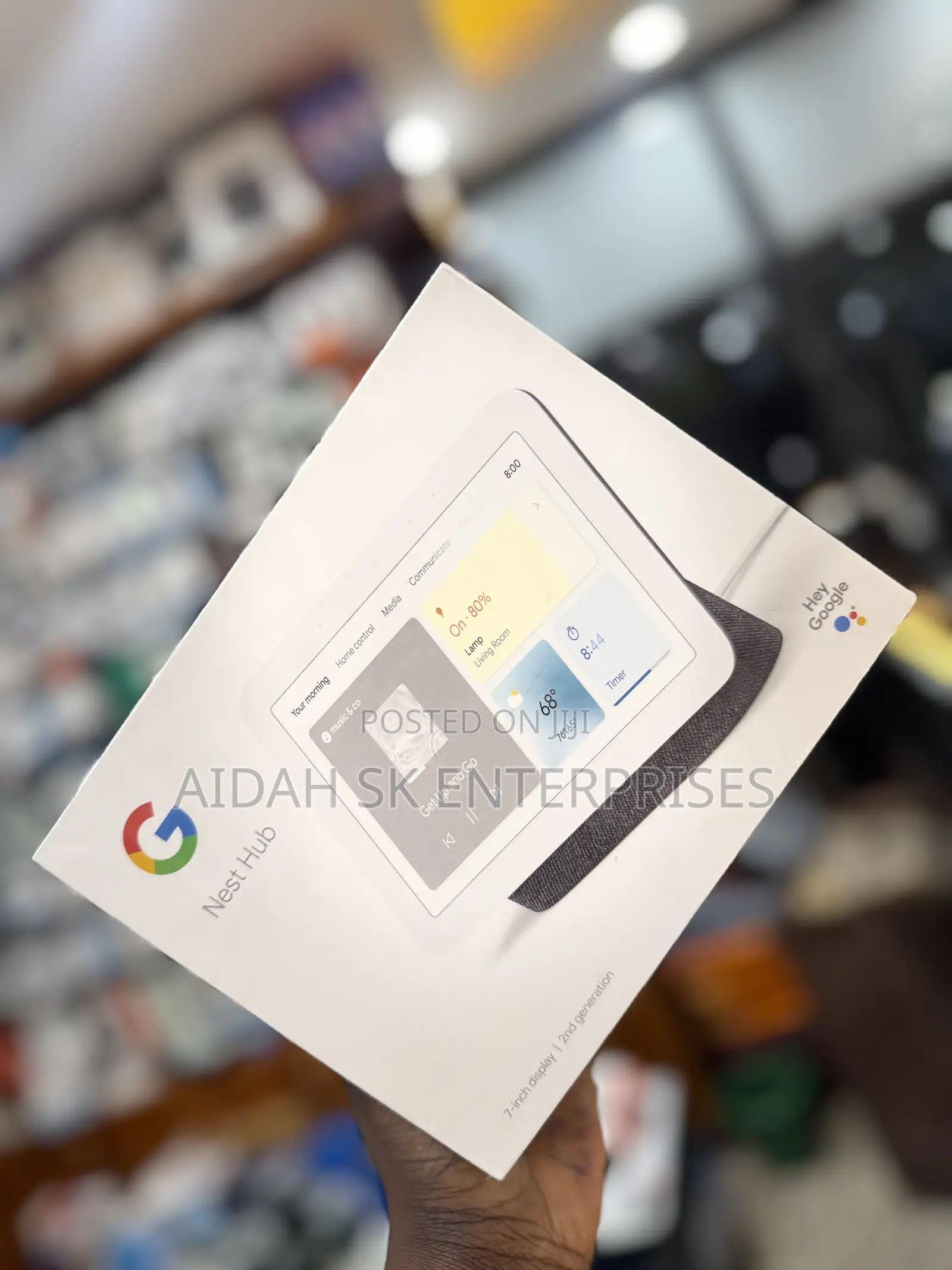Google Nest Hub 7” Smart Display With Google Assistant (2nd Gen