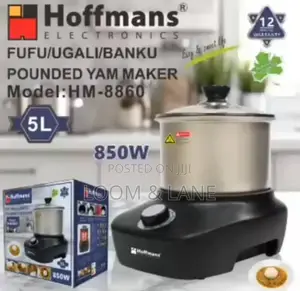 Hoffmans Hm-8860 Electric Fufu/Ugali/Banku/Pounded Yam Maker