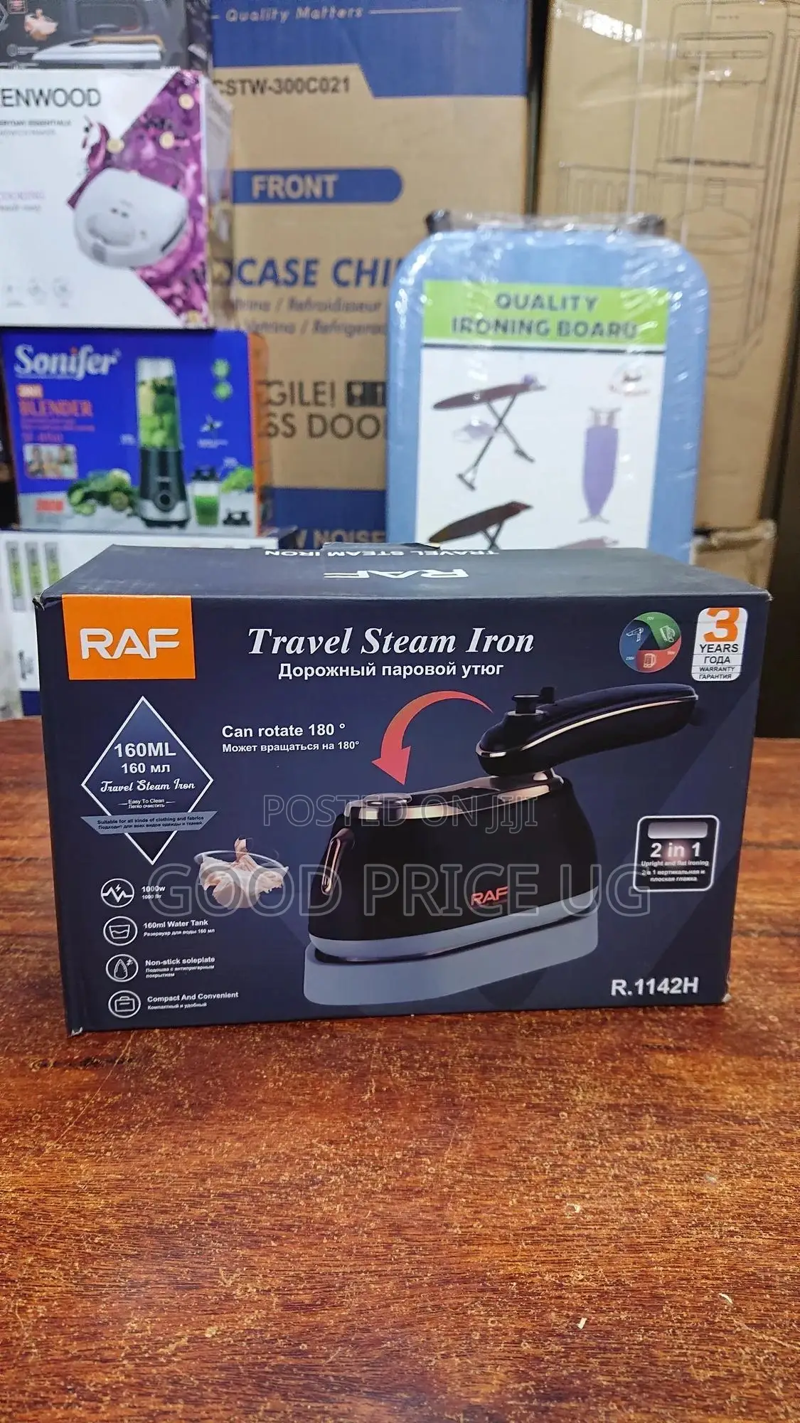 Raf Travel Steam Iron 160ml