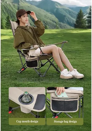 Dual Purpose Portable Folding Camping Chair