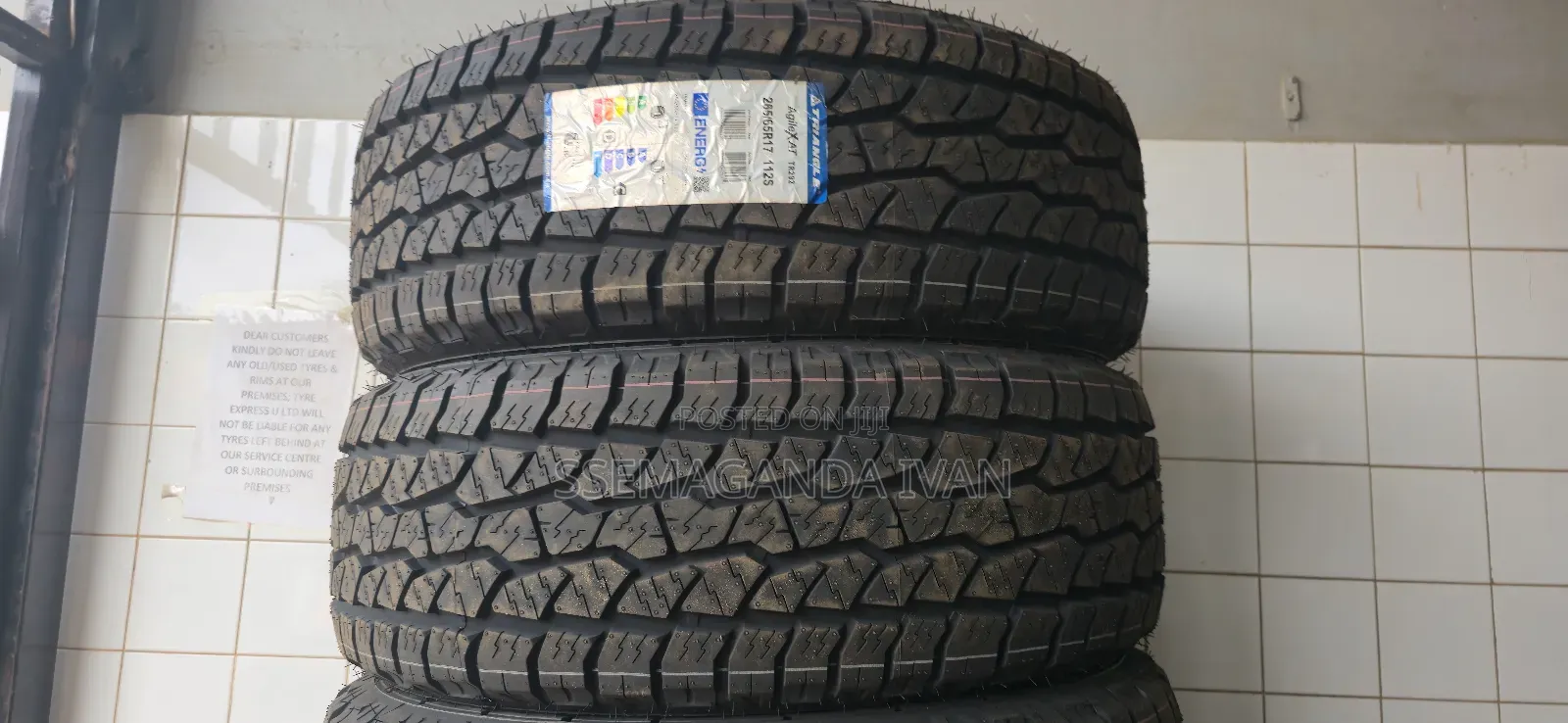 265/65r17 112s Brand New Triangle Tyres