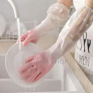 Long Arm Latex Multifunction Dish Washing Gloves