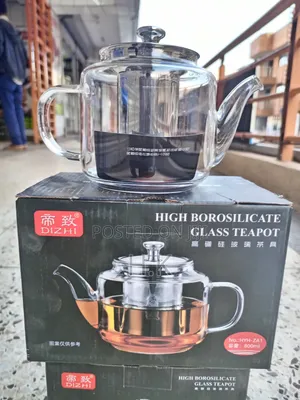 Dizhi High Borosilicate Glass Teapot, Model Hyh-Za1 800ml Capacity.