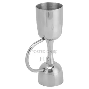 Stainless Steel Bar Jigger With a Handle