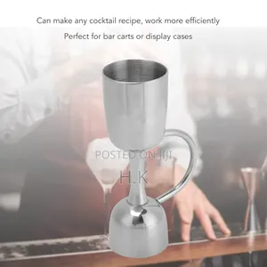 Stainless Steel Bar Jigger With a Handle