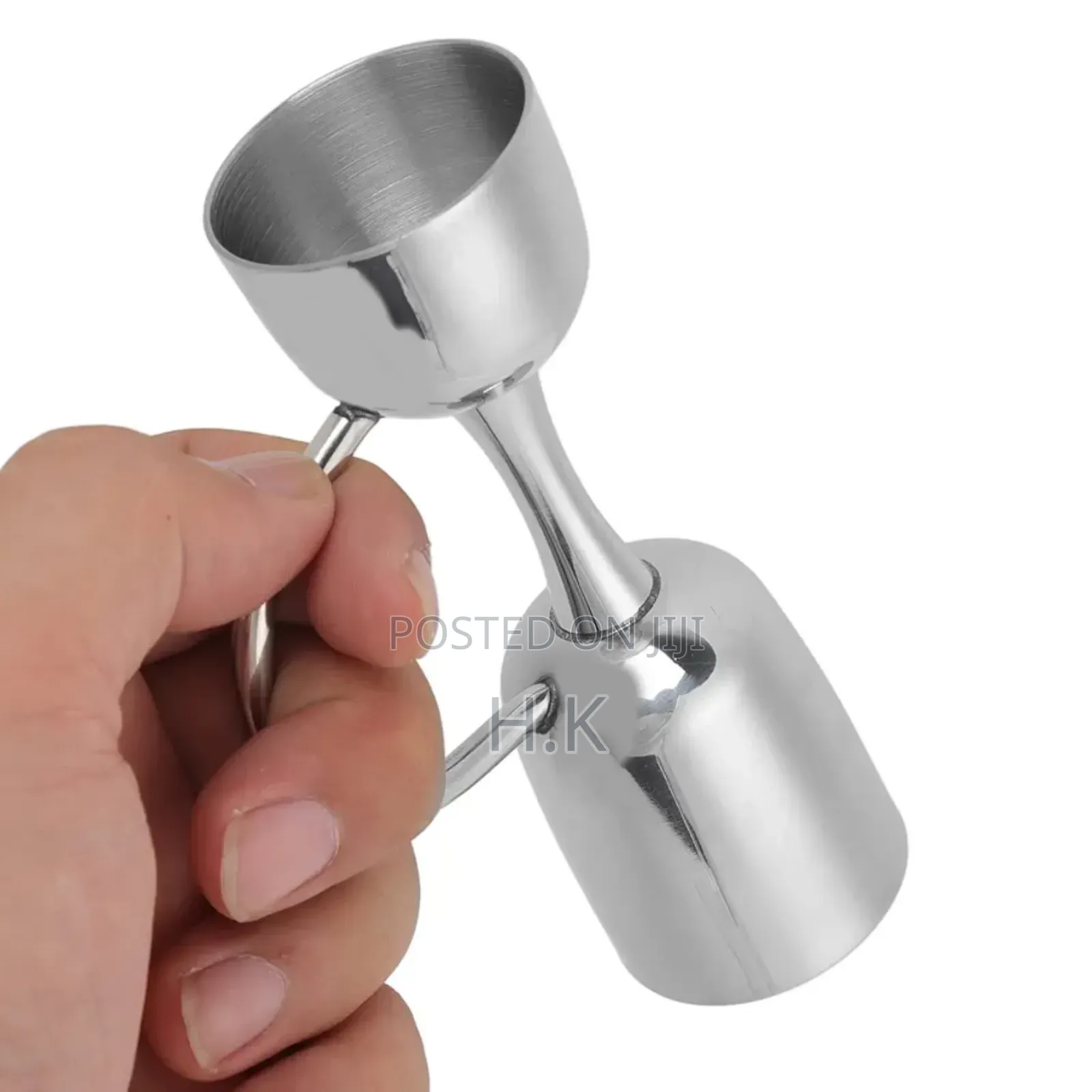 Stainless Steel Bar Jigger With a Handle