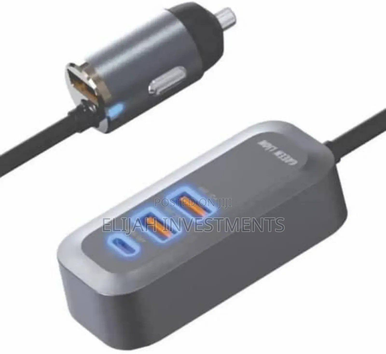 Green Lion Triple Qc Pd 100w Car Charger
