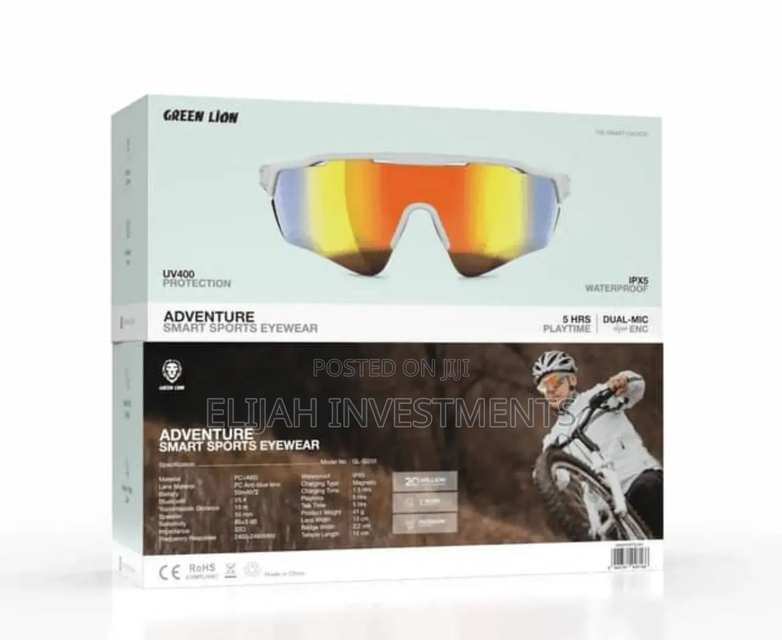 Green Lion Adventure Smart Sports Eyewear