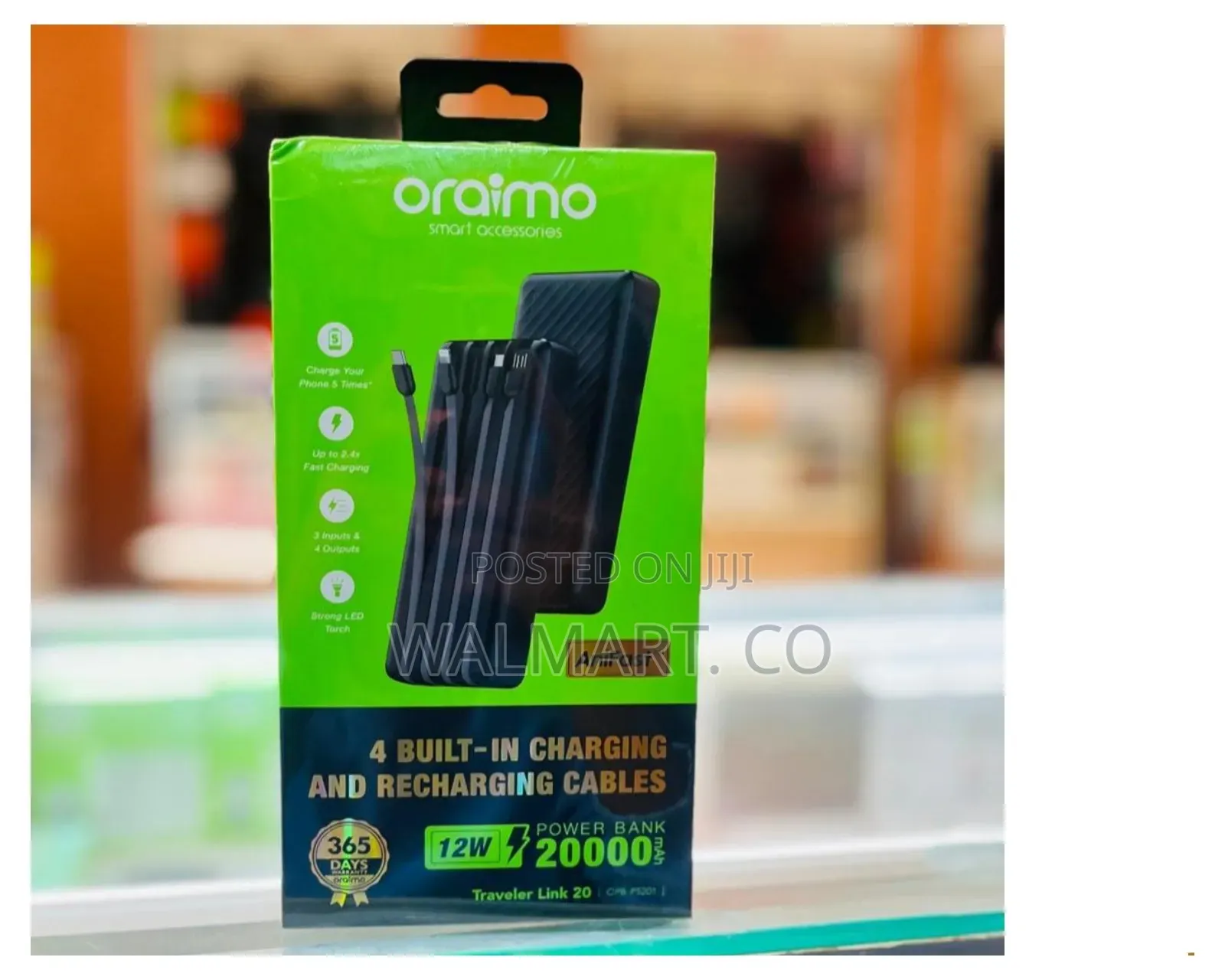 Oraimo Fast Charging Powerbank 20000mah
